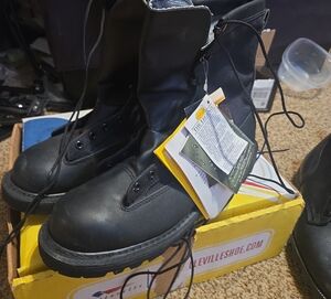 Vibram Black Combat Boots